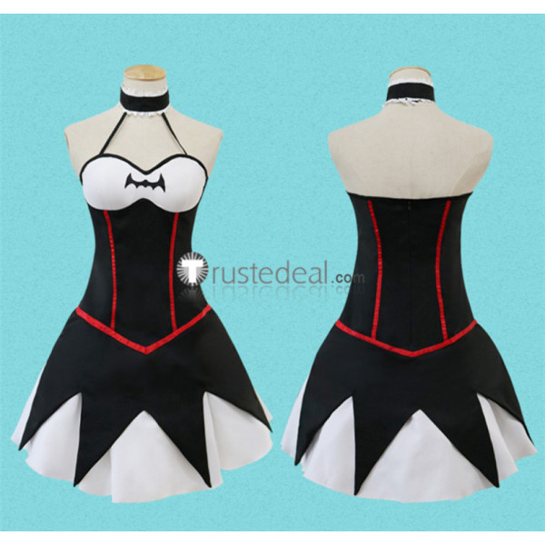 Gabriel DropOut Satanichia Kurumizawa McDowell Demon Black Formal Dress Vampire Cosplay Costume