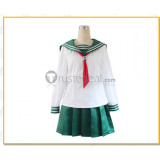 InuYasha Feudal Fairy Tale Kagome Higurashi School Uniform Cosplay Costume