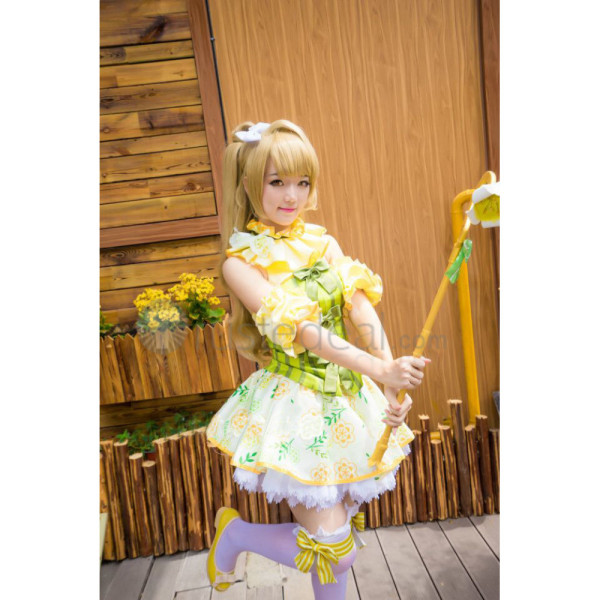 Love Live SR Awakening Card March Fairy Minami Kotori Cosplay Dress