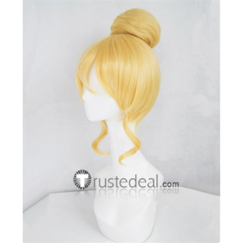 Love Live Eli Ayase Golden Yellow Cosplay Wigs