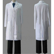 Durarara!! Shinra Kishitani White Lab Coat Cosplay Costume