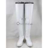 RWBY Season 2 Weiss Schnee White Cosplay Boots Shoes
