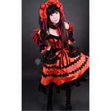 Date A Live Kurumi Tokisaki Gothic Lolita Cosplay Costume