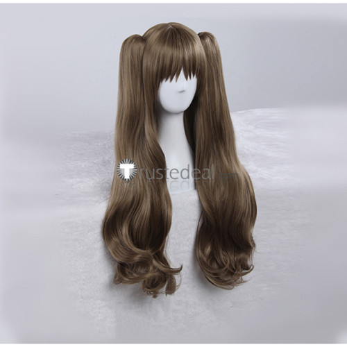 Fate Stay Night Tohsaka Rin Light Brown Ponytails Cosplay Wig