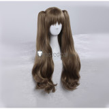 Fate Stay Night Tohsaka Rin Light Brown Ponytails Cosplay Wig