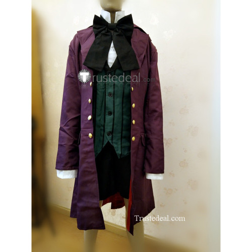 Black Butler 2 Alois Trancy Purple Cosplay Costume