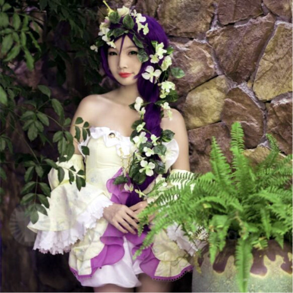 Love Live Tojo Nozomi Fairy Rapunzel Flower Cosplay Costume