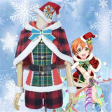 Love Live Rin Hoshizora Christmas Cosplay Costume