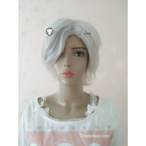 D.Gray Man Allen Walker Silver White Cosplay Wig1