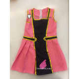 Cardcaptor Sakura Kinomoto Sakura Pink Black Battle Dress Cosplay Costume