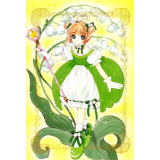 Cardcaptor Sakura Kinomoto Sakura Green Dress Cosplay Costume