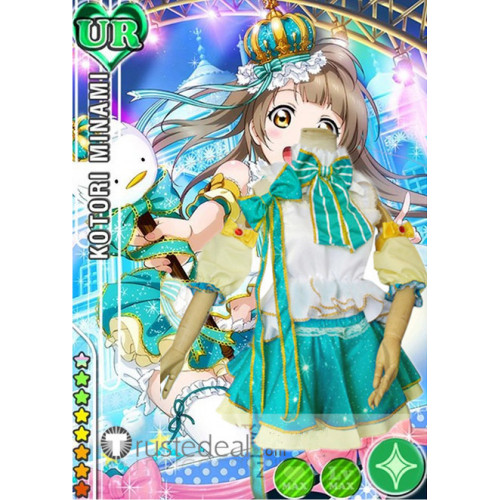 Love Live Minami Kotori Crown Stage Snowman Cosplay Costume