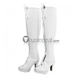 Code Geass Lelouch of the Rebellion C.C. Cosplay White Shoes Boots