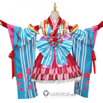 The Idolmaster Cinderella Girls Yoshino Yorita Kimono Cosplay Costume