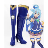 KonoSuba God’s Blessing on this Wonderful World Aqua Dustiness Ford Lalatina Darkness Blue White Cosplay Boots Shoes