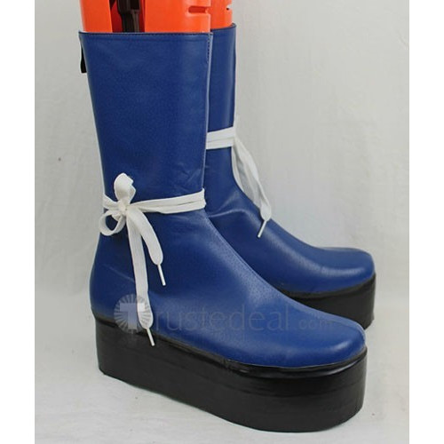 Touhou Project Mononobe no Futo Blue Cosplay Shoes Boots