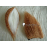 Spice and Wolf Horo Cosplay Wolf Brown White Ears Cosplay Accessories