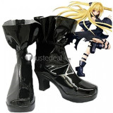 To Love-Ru Darkness Konjiki no Yami Mea Kurosaki Cosplay Black Shoes Boots