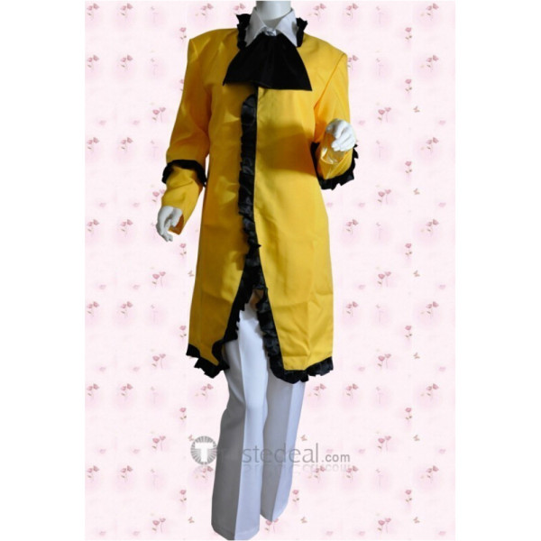 Vocaloid Kagaine Len Servant of Evil Yelllow Cosplay Costume