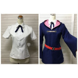 Little Witch Academia Akko Sucy Lotte Diana Blue Cosplay Costume