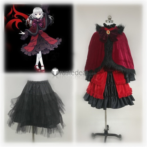 K Return of Kings Kushina Anna Red Homra Gothic Lolita Dress Cosplay