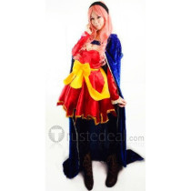 Fairy Tail Meredy Red and Blue Cosplay Costume