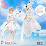Shining Nikki Cardcaptor Sakura Collaboration Sakura Angel Outfit Cosplay Costume