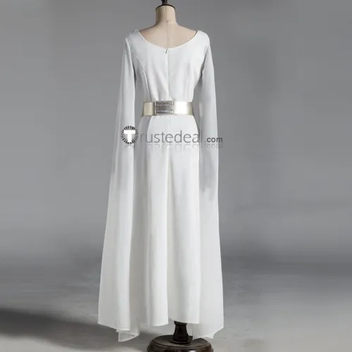 Star Wars Princess Leia Organa of Alderaan White Dress Cosplay Costume