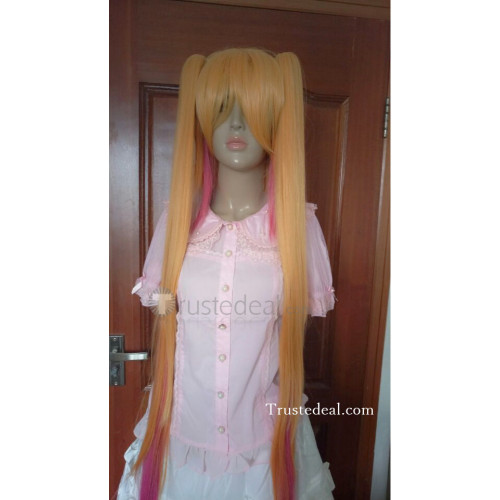Miss Kobayashis Dragon Maid Tohru Long Blonde Cosplay Wig 100cm
