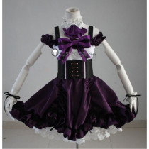 The Idolmaster Cinderella Girls Ranko Kanzaki Purple Cosplay Costume