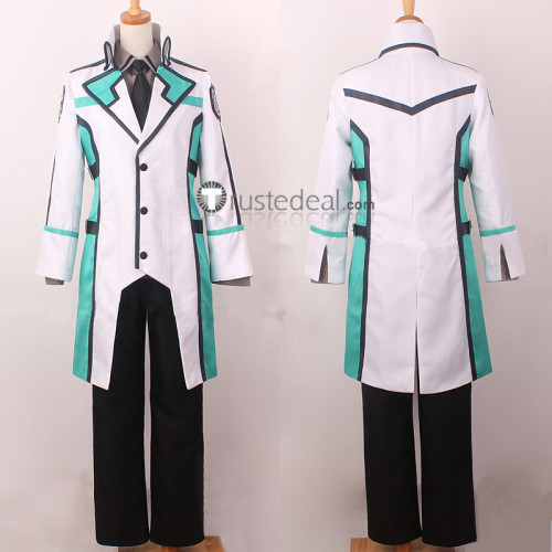 Mahouka Koukou no Rettousei Shiba Saijou Yoshida Hattori White High School Boys Uniform Cosplay Costumes