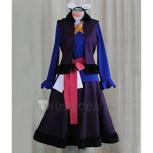 Spice and Wolf Holo Blue Purple Cosplay Costume