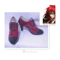 Black Butler Grell Sutcliff Cosplay Shoes Boots 2
