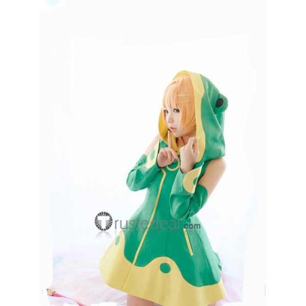 Cardcaptor Sakura Clear Card Episode3 Kinomoto Sakura Green Frog Cosplay Costume