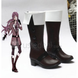 Vocaloid Camui Kamui Gackpo Brown Purple Cosplay Boots Shoes