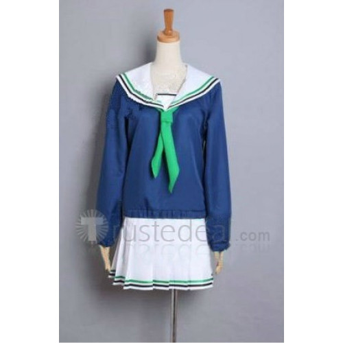 Kurokos Basketball Seirin Girl Blue Uniform Cosplay Costume
