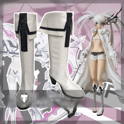 Black Rock Shooter White Rock Shooter Cosplay Shoes Boots