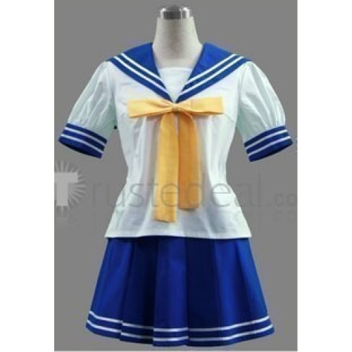 Lucky Star Girls Summer School Uniform Cosplay Costume