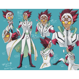 YuGiOh VRAINS Knights of Hanoi Ryoken Kogami Revolver Cosplay Costume