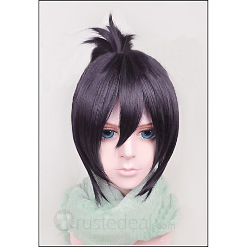 Noragami Yato Kimono Purple Ponytail Cosplay Wig