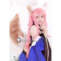 Fate Extra Fate Grand Order Caster Tamamo no Mae Fox Tail Ears Cosplay Props