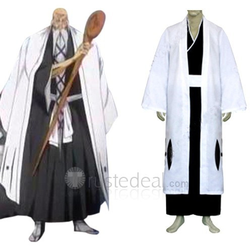 Bleach 1st Division Captain Yamamoto Genryuusai Shigekuni Cosplay Costume