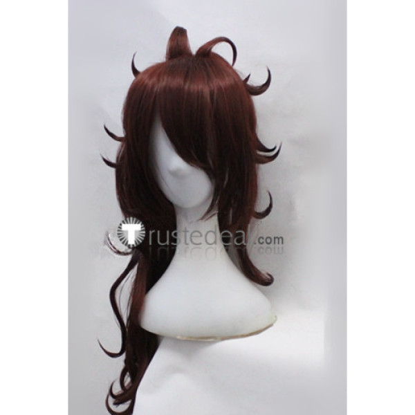 Dragon Ball Z Android 21 Brown Red Auburn Cosplay Wig