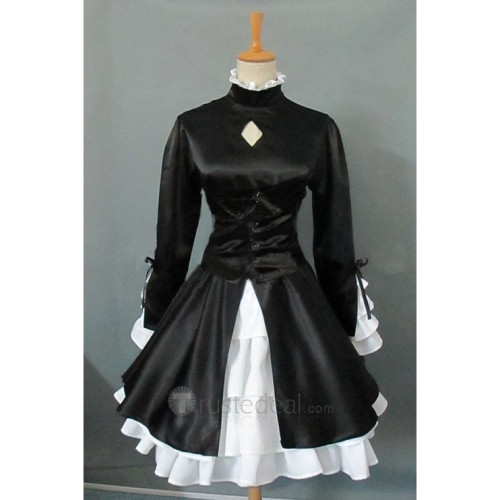 Fate Stay Night Fate Hollow Ataraxia Saber Black Cosplay Costume