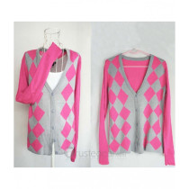 Brothers Conflict Asahina Tsubaki Cosplay Pink Sweater Cardigan