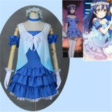 Love Live Sonoda Umi Blue Dance Dress Cosplay Costume