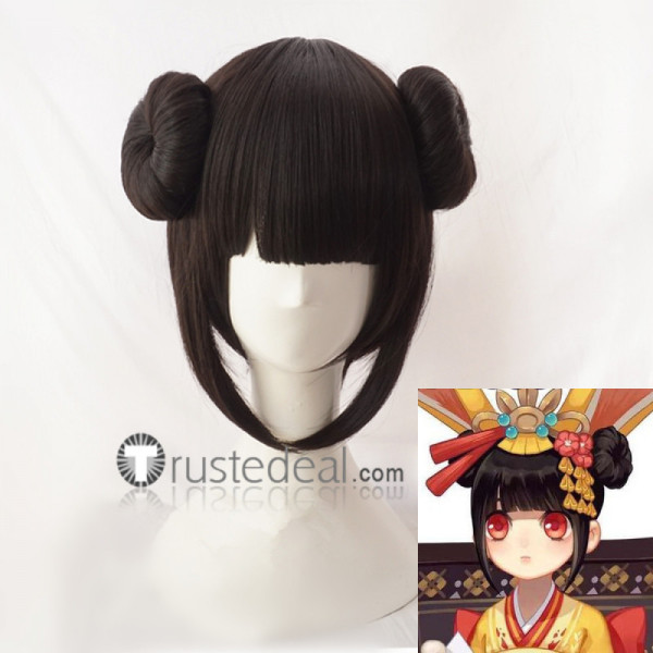 Onmyoji Yamausagi Black Cosplay Wig