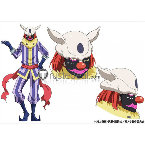 Tensei Shitara Slime Datta Ken Laplace Demon Lord Clown Cosplay Costume