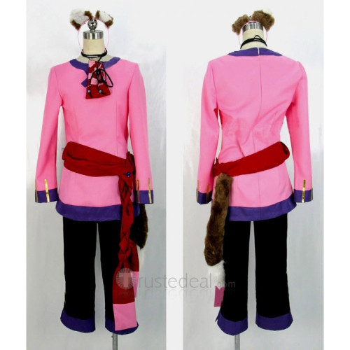 Spice and Wolf Horo Pink Cosplay Costume2