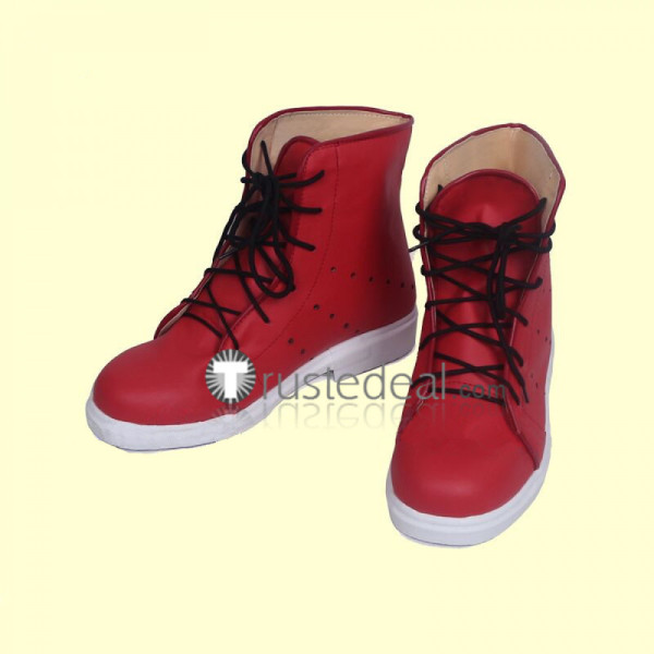 Persona 5 Dancing in Starlight Protagonist Ren Amamiya Phantom Red Cosplay Shoes Boots
